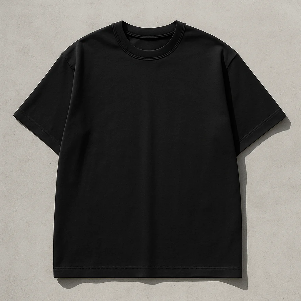 Sial Tower Core Tee - oversized black T-shirt by SIALTOWER