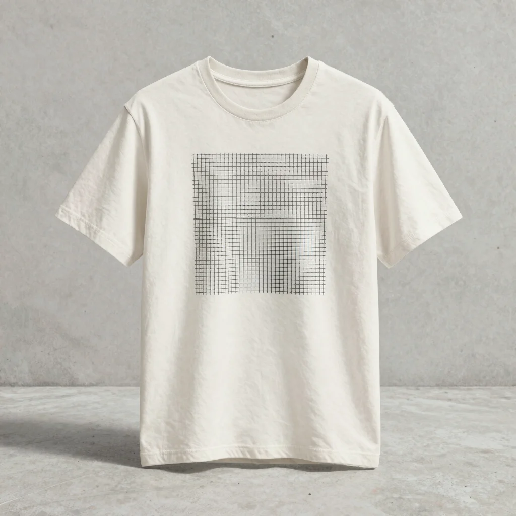 Gridline Tee - oversized T-shirt by SIALTOWER